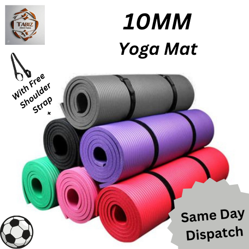 Best Quality yoga mat 10mm,Lightweight yoga mat,And Best Anti Slip Premium Yoga mats,Durable yoga mat,hick yoga mat for joint support  ,Anti Slip best Exercise Mat for Men and Women,(72 L*24 W inch)