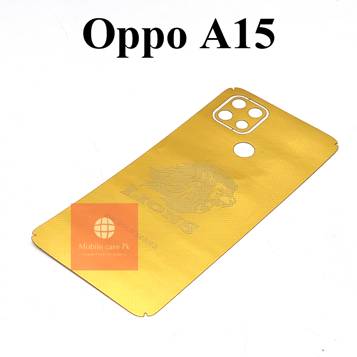 oppo a15 golden back cover