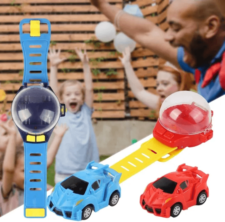 Mini RC Car Watch Toy Remote Control USB Electric Wrist Strap Racing Cars Watch For Children Gift Toy