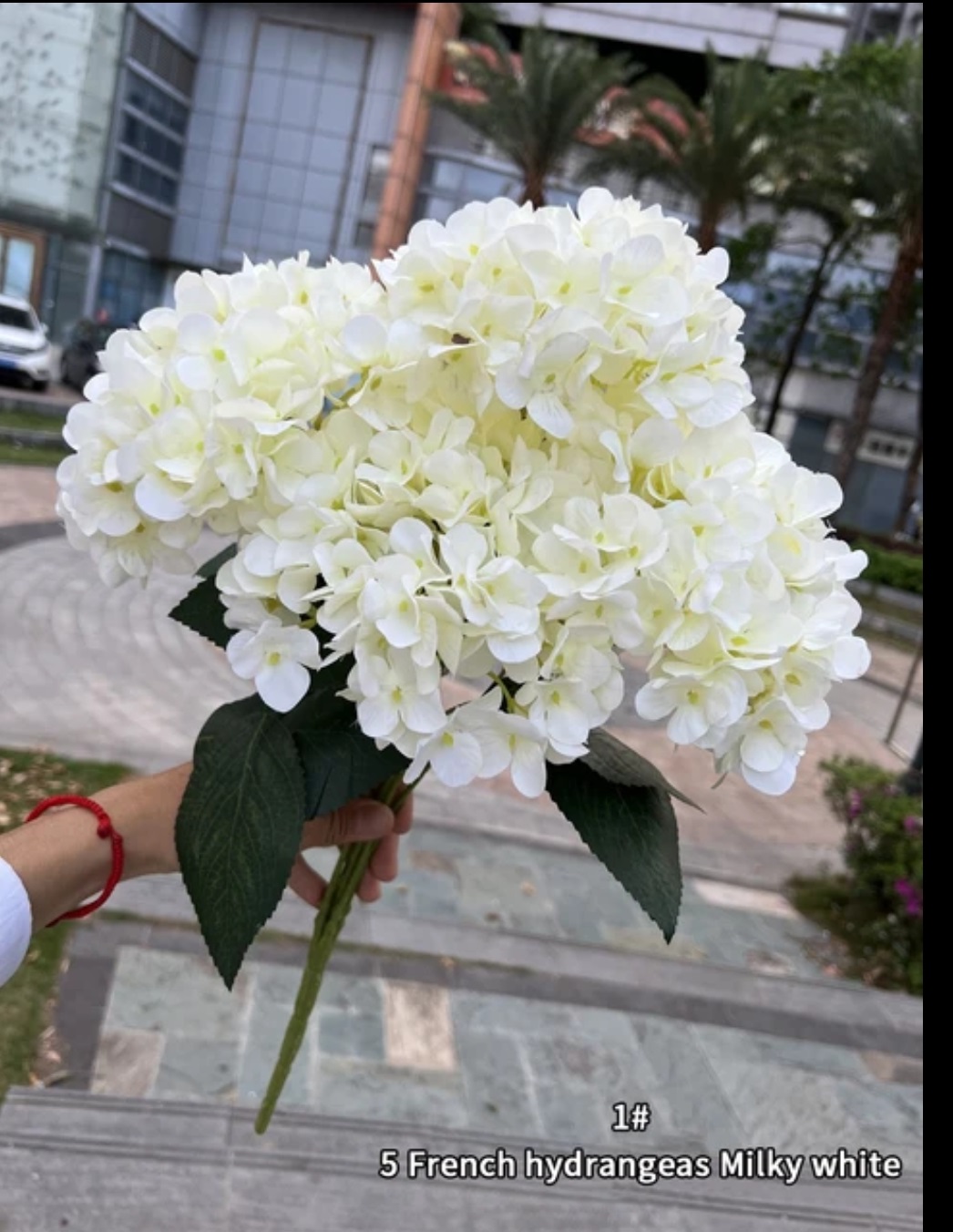 Artificial Lilac Silk Flowers Head Plant Bouquets Party Wedding Home Decor off white