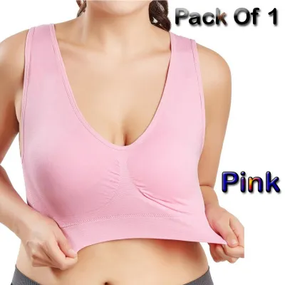 Seamless Bras for Women Stretchable and Non-Padded Bra for Casual Use in M  L XL 2XL Sizes