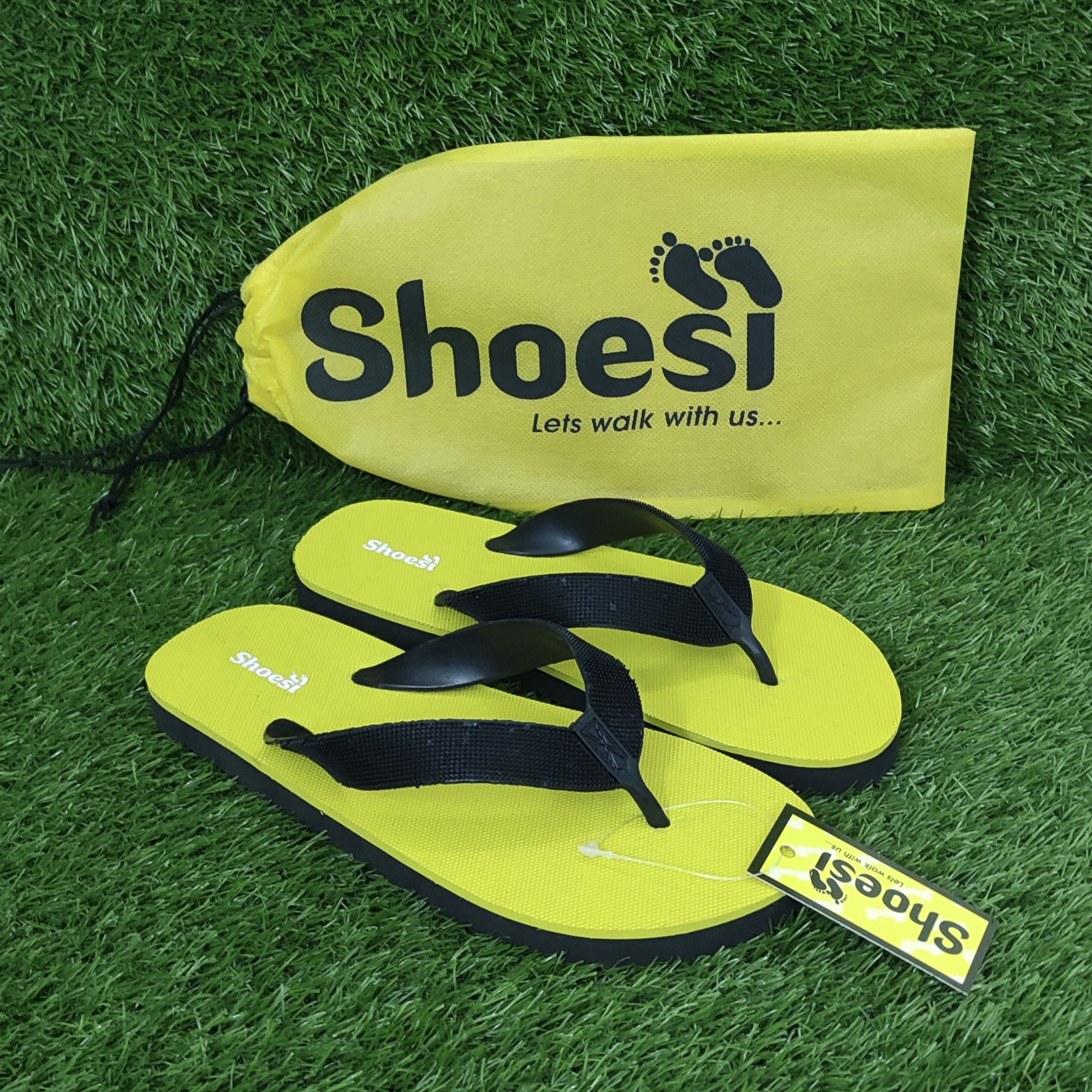 Shoesi | Special Yellow Slippers / Flip Flops / Chappal