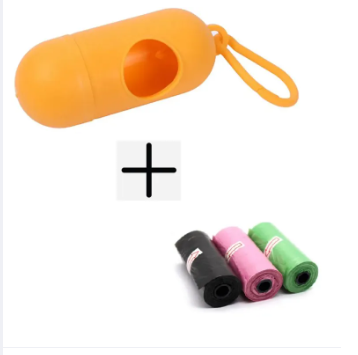 01 Dispenser + 03 Rolls Disopsable Baby Diapers Bag Box Kit Portable Baby Diapers Platics Bags Pet Waste Bag Box Kit Portable Baby Diapers Platics Bags Rubbish Bags Garbage Bag Removable Box Nappy Bag with Rope/hooks