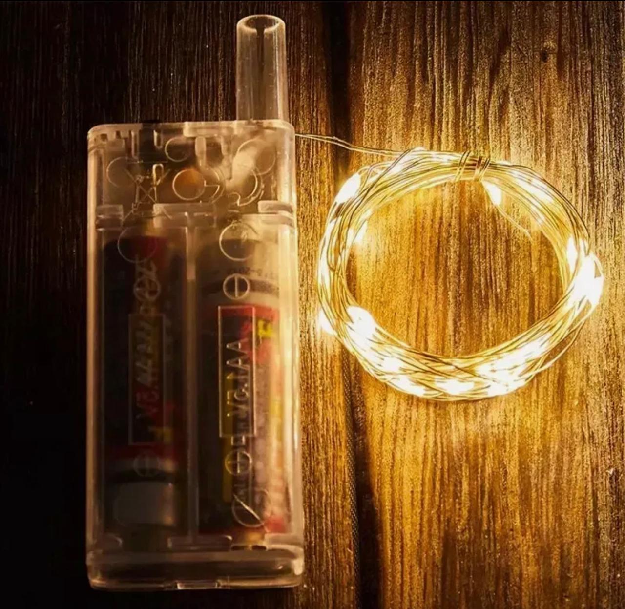 Artificial Plant Leaves with Fairy Lights – Battery Operated Money Plant Decoration for Room, Bedroom, Living Room, Wedding & Party Decoration | USB/Battery Powered Vines with Warm White LED