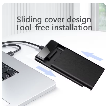 USB 3.0 Portable HDD SSD 2.5" Hardrive External Case - 2.5" Hard Drive Case 5Gbps High Speed Fast Data Transfer