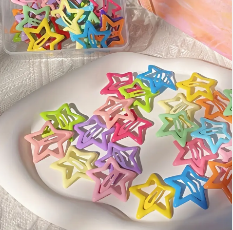 Stylish Star Hair Pins for Girls & Women – Cute Metal Hair Clips for Party, Casual & Daily Wear