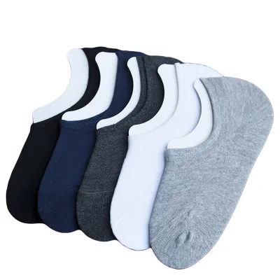 Good Quality Invisible Socks Classic Socks for Men and Women Hidden Socks  Low Cut Socks Loafer Socks in Plain Random Colors Black Blue White Grey