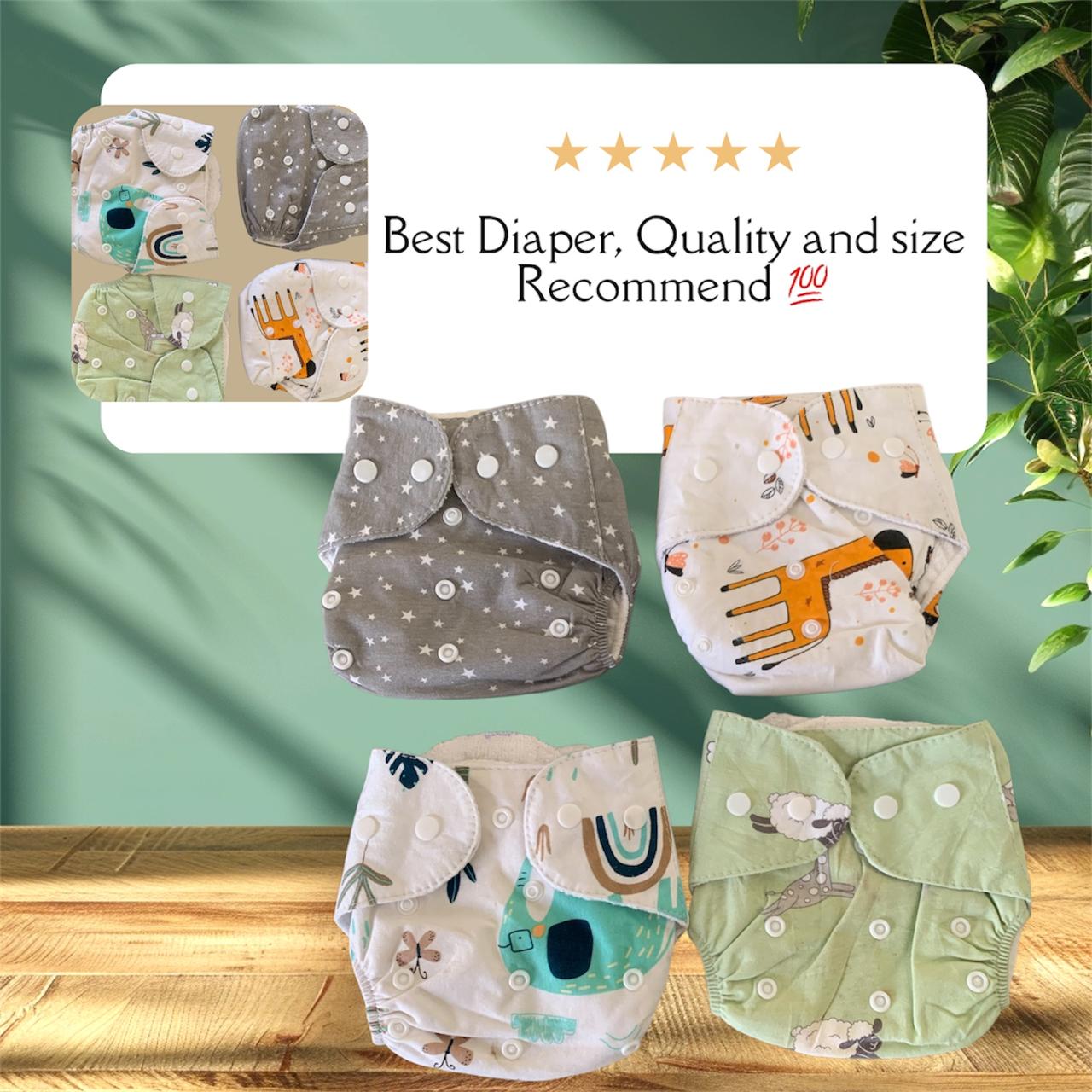 Cloth Diaper Baby Washable Flexible Free Sizing Diapers Adjustable Pamper Reusable Diaper| Printed pamper