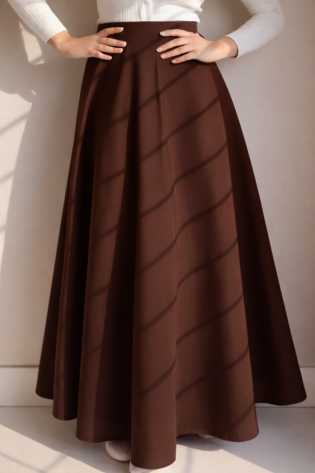 Premium Long Silk Skirt for Girls & Women | Pakistani Maxi Skirt with Top | Korean Style Fancy Winter Skirt