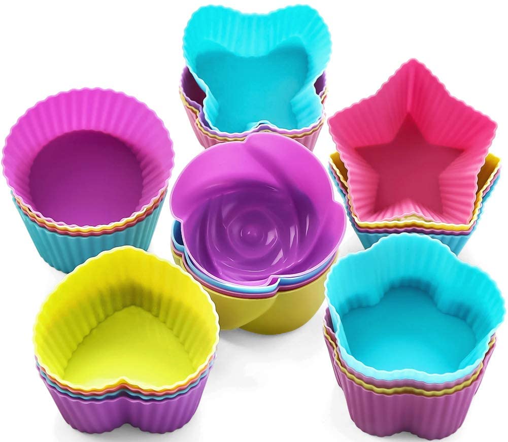 Mini silicone baking cups best sale