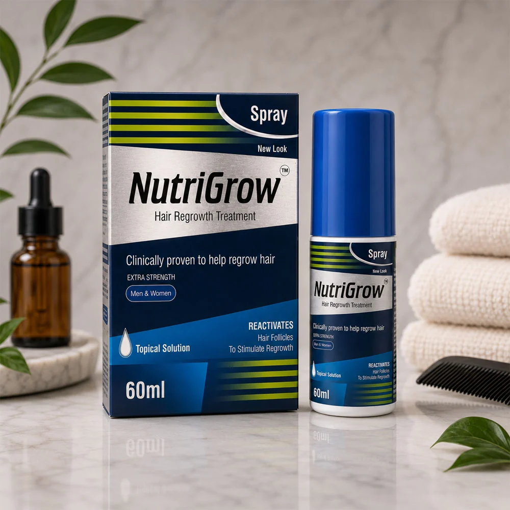 NutriGrow Hair Regrowth Treatment Spray | Hair Treatment Care | 60ml