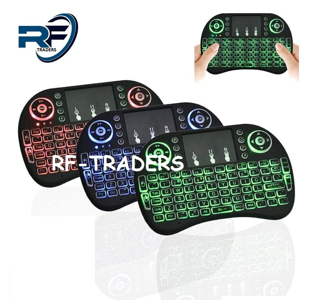 2.4GHz Wireless Mini Keyboard Rechargeable Keyboard with Touchpad Mouse for Android LCD, Android Tv Box ,PC, Laptop,