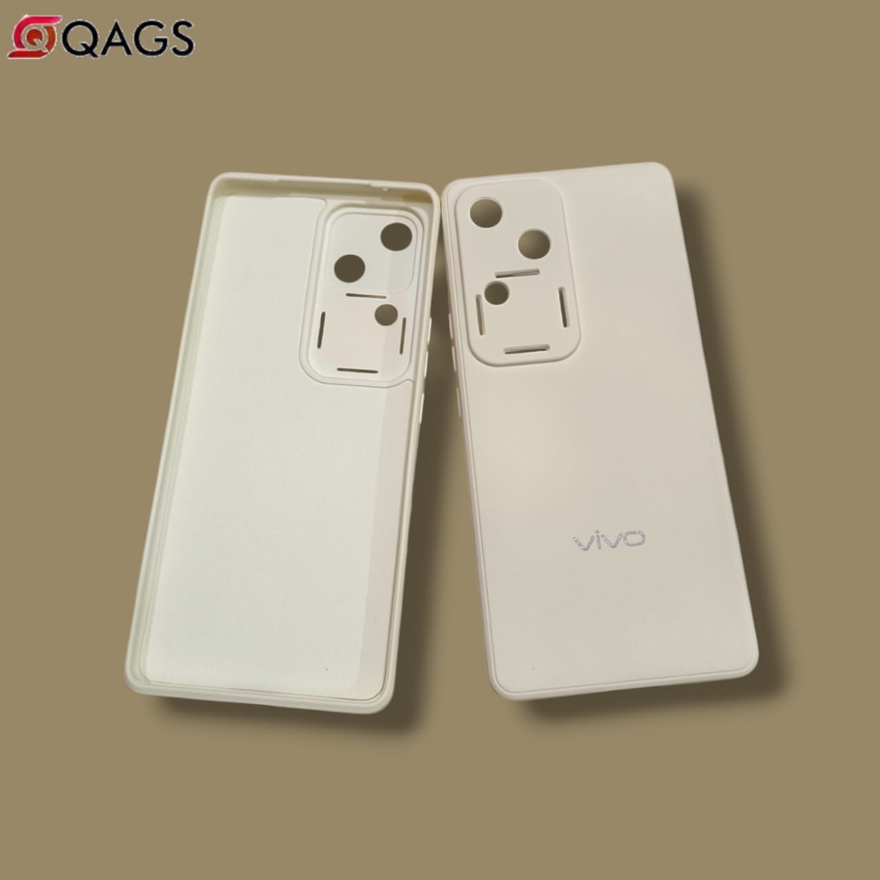 QAGS for Vivo V30 5G Mobile Phone Case Multi Color Camera Protection Soft Tpu Case Silicone Ultra Thin Back Cover