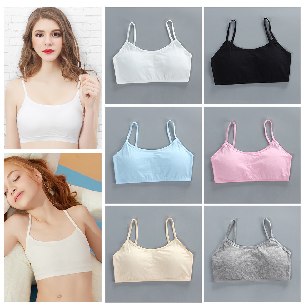Cotton Cami Teenager Girl Bra Beginners Bra