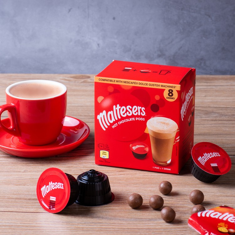 Maltesers 8 Hot Chocolate Coffee Pods 