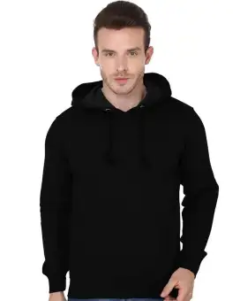 stylish black hoodie