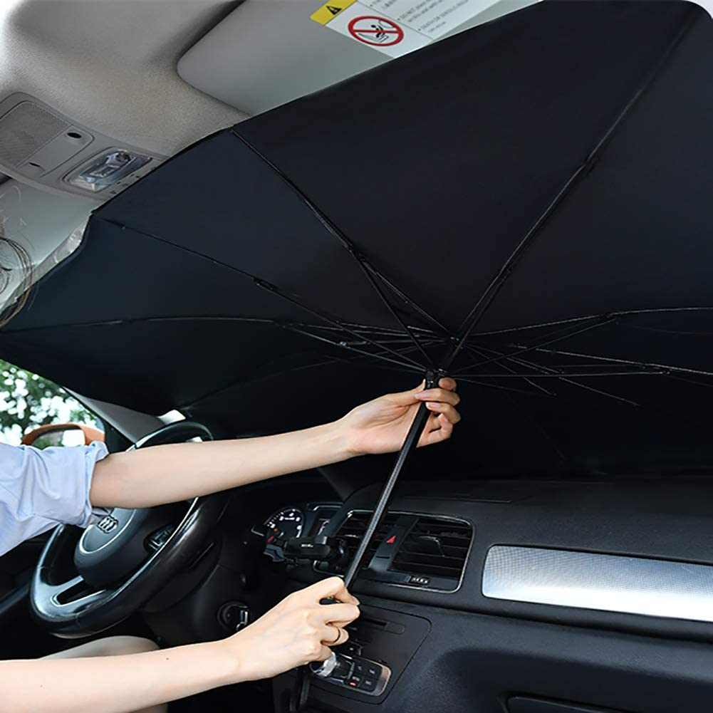 Car Umbrella Sun Shade Cover for Windshield UV Reflecting Foldable Front Car  Sunshade Umbrella
