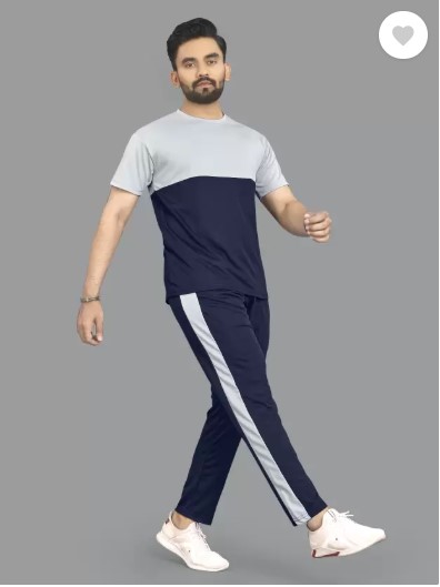 Colorblock Men Track Suit T-shirt & Trouser For Men