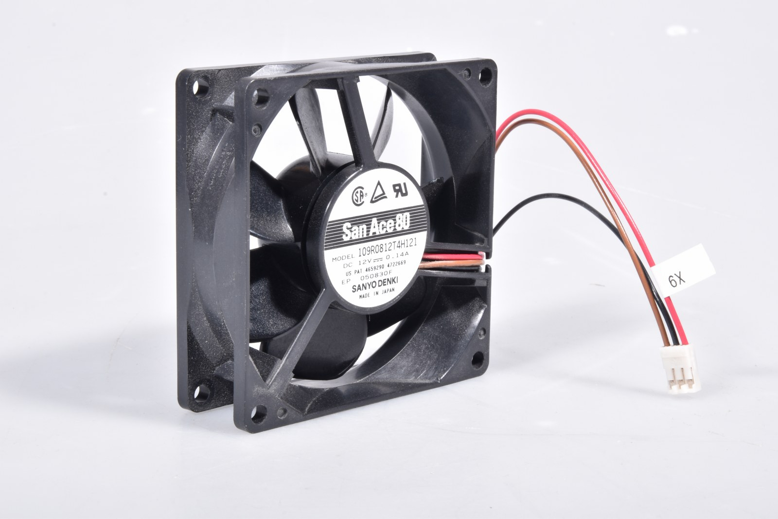 Fast 12V DC Cooling Fan for PC Incubator Laptop Exhaust Fan Peltier Processor - High Speed 3 Inch Computer Fan - Size 80x80x25mm