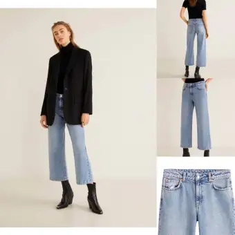 denim culottes pants
