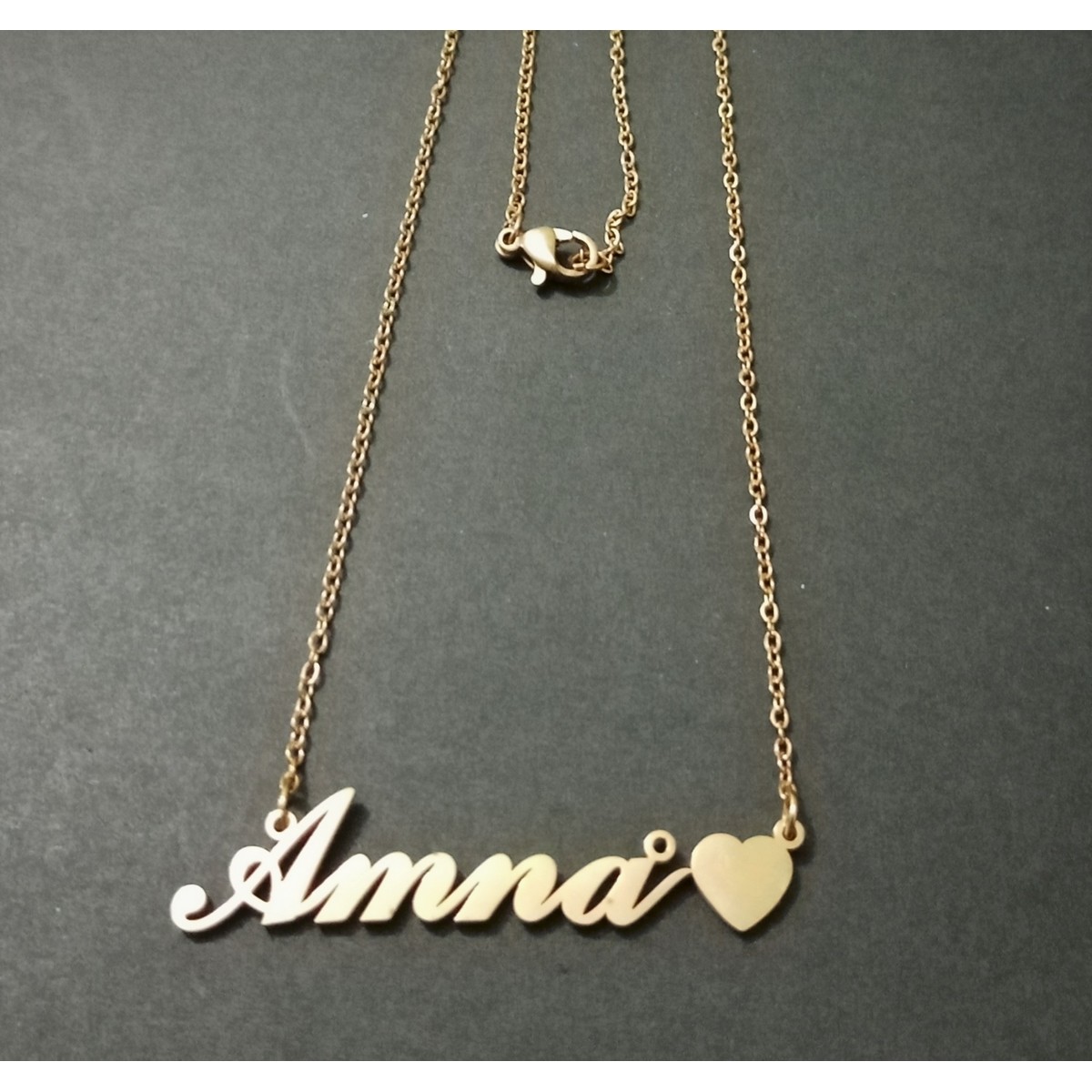 AMNA NAME NECLACE PENDANT ; AMNA NAME 