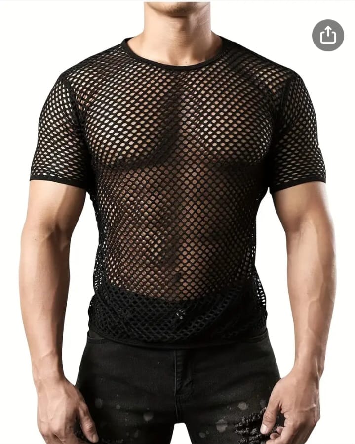 Stylish Breathable Mesh Activewear Shirt