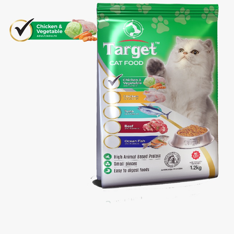 Target Cat Food Chicken & Vegetable 1.2 Kg Pouch