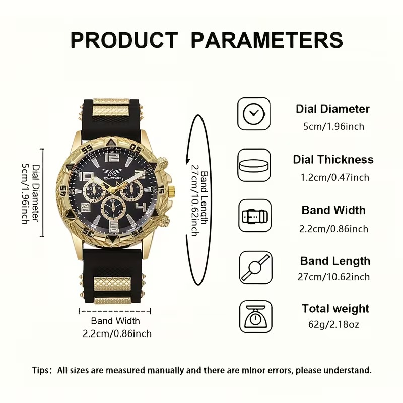 A Set of 2 Stylish And High-End Vintage Quartz Watches for Men, Perfect As a Gift for Christmas, Valentine'S Day, Anniversaries, Or Birthdays; a Must-Have for Trendy Men