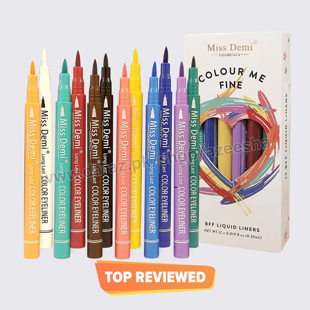 12 Color Eyeliner Set Matte Pencil Waterproof Colorful Liquid Kit 最大59％オフ！