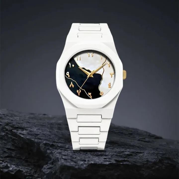 Arabic Aura Watch – The Ultimate Black Aesthetic | Watch For Mens | Watch For Boys | Stylish Trendy Watch | Best For Gifts | Stylish & Minimalist | Arabic Aura Watch for Men & Boys | Ultimate Black Aesthetic Watch | Stylish Analog Watch