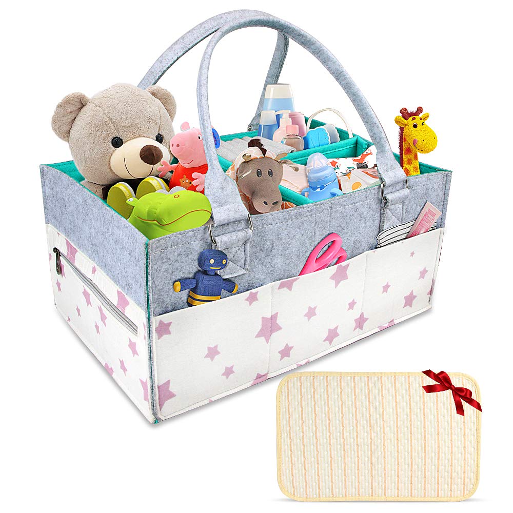 Foldable Baby Diaper Caddy Organizer