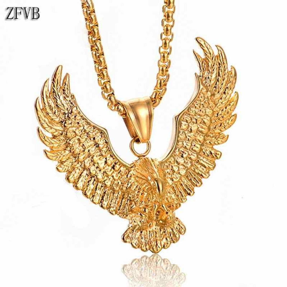 Stainless Steel Silver Eagle Locket/Necklace for Girls and Boys