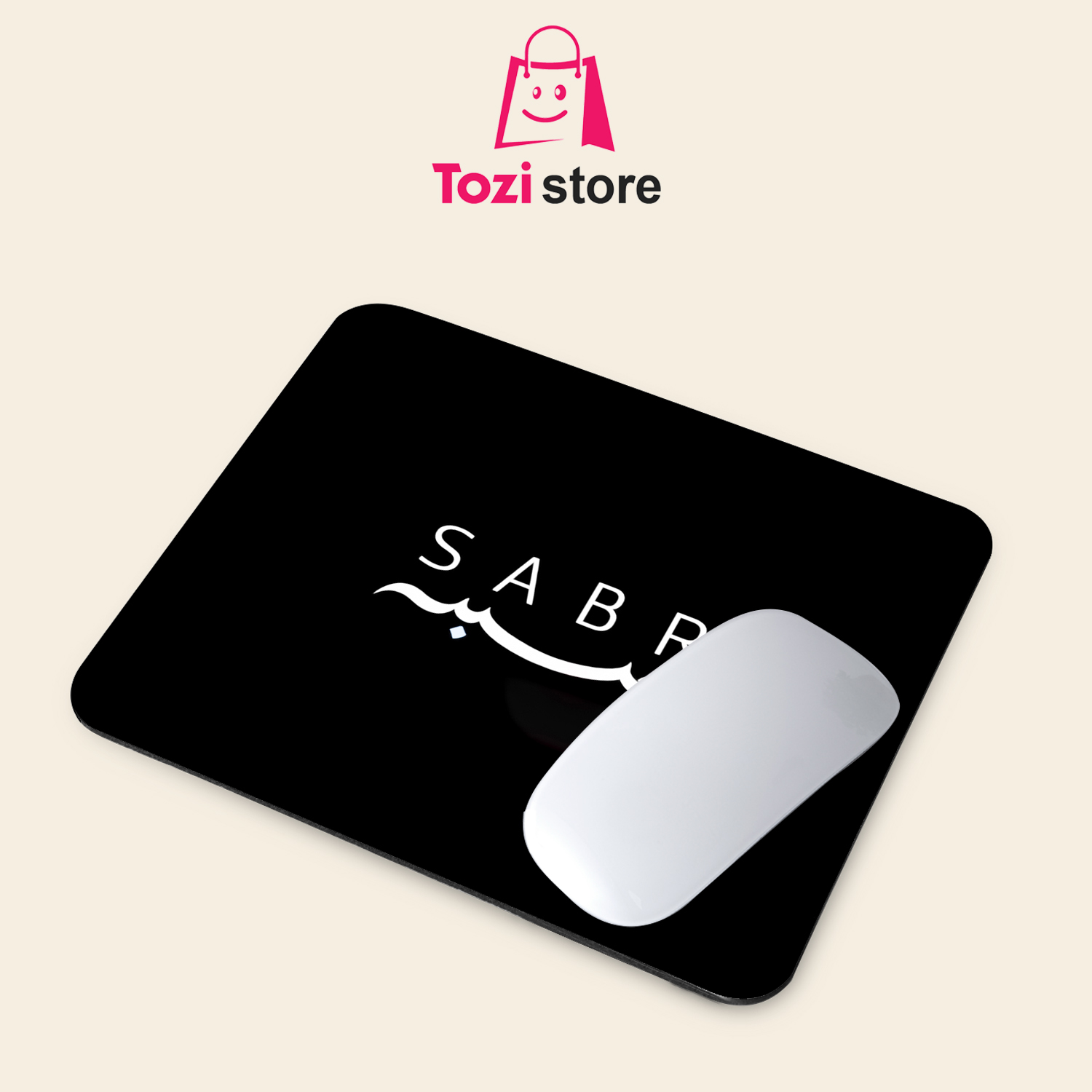Gaming Mouse Pad Premium 8" x 6.5 Thick Non-Slip Rubber Base, Smooth Cloth Surface for Precision Control - Tozistore price in Pakistan