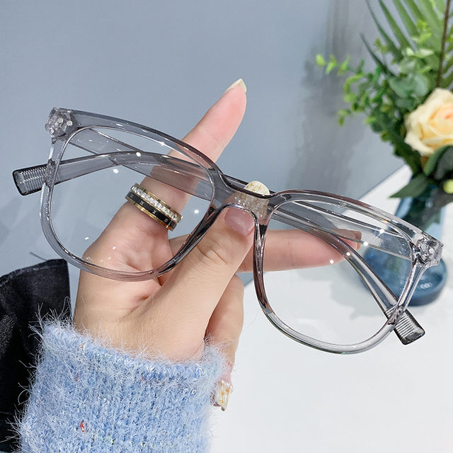 Original Transparent Square Frame Glasses for Men - Women Clear Lens Glasses Anti Blue Frame Spectacles For Men And Women random design random colour
