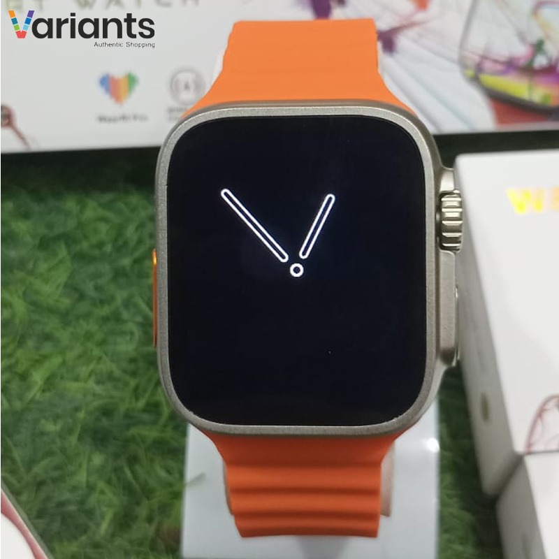 Original X8 Ultra Smart watch series with orange color Ocean