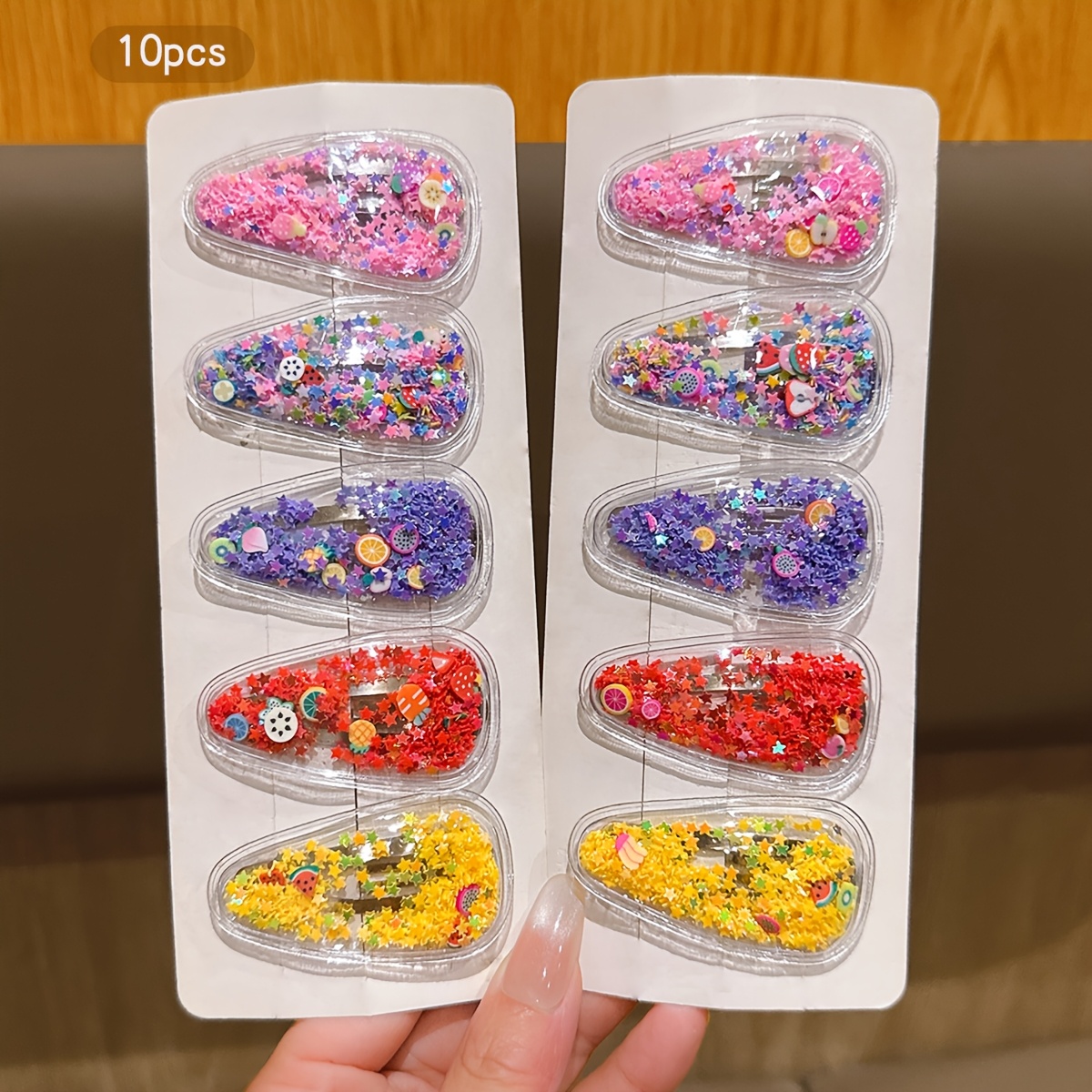 12 Sweet, Versatile, Easy, Non-Damaging, Colorful Hair Clips Suitable for Everyday Hair Additions