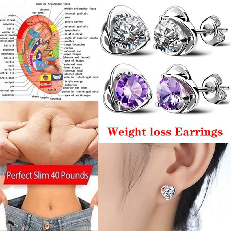 全品送料無料 Women Therapy Stud Earrings Healthy Lose Weight Blood