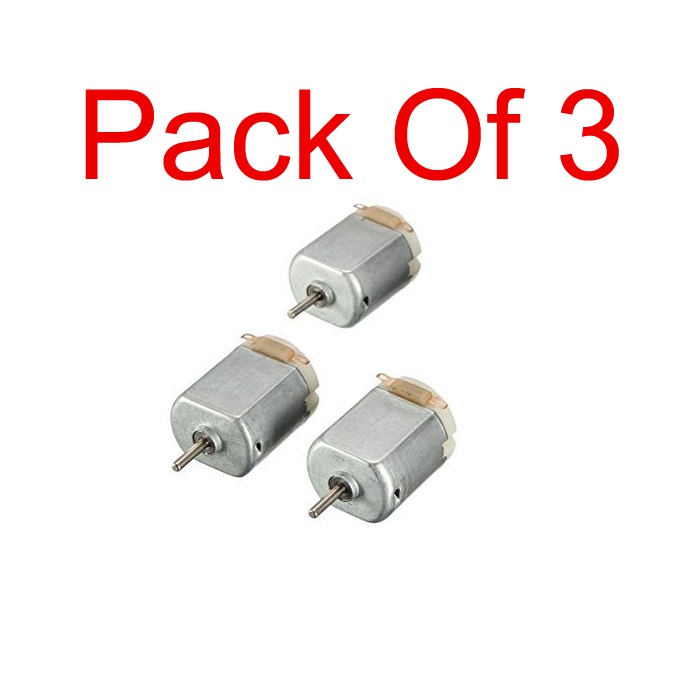Pack Of 3 Dc Motor For DIY Projects / Science & Electronics Projects