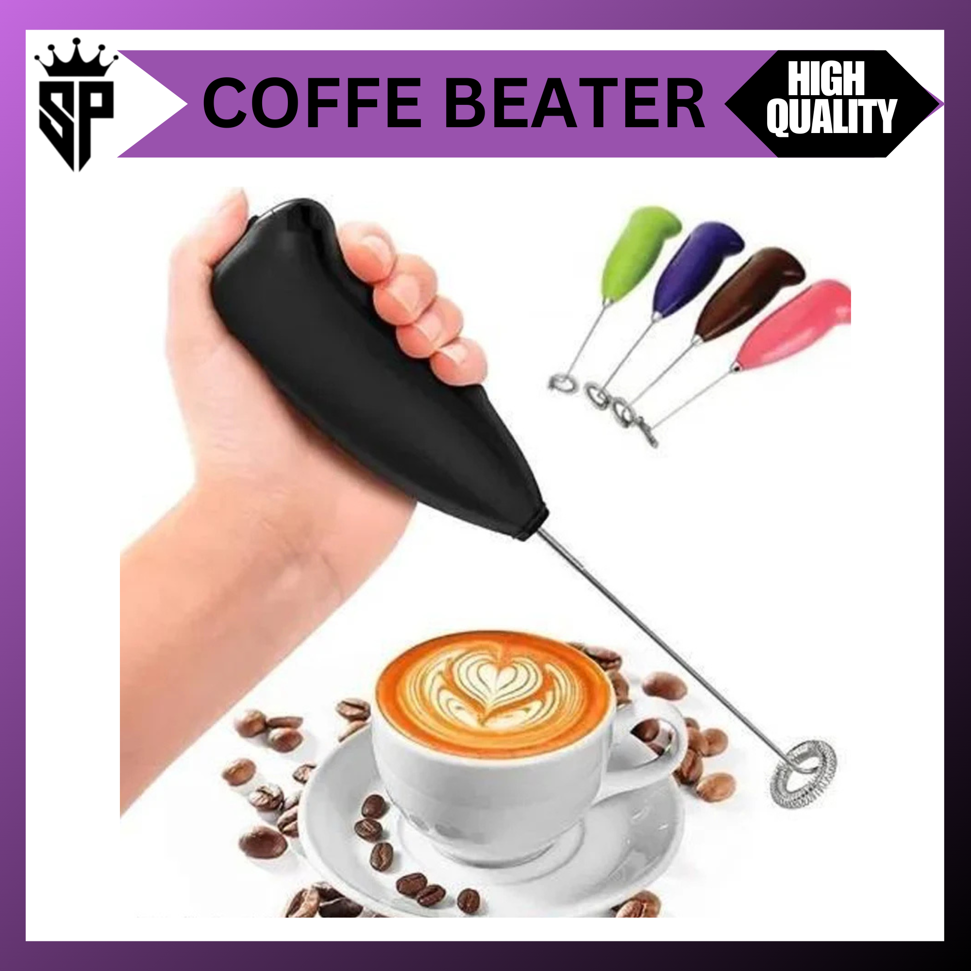 Sp Dealz Handheld Coffee Beater Mixer Egg Mixer price in Pakistan
