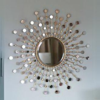 Wall Decoration Item Mirror For Home, Bed Room, Wall Hanging, Offices And For Gifts Piece Item 20 cm