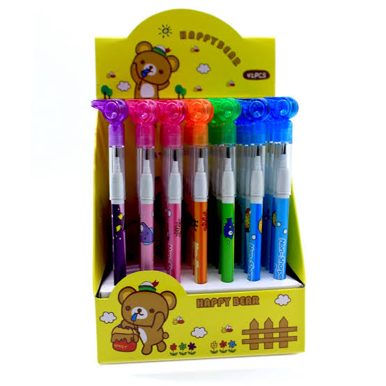 PACK OF 3 Kids Multi Changeable Tips Stacker Stackable Pencil Crayons  Smiley £3.99 - PicClick UK
