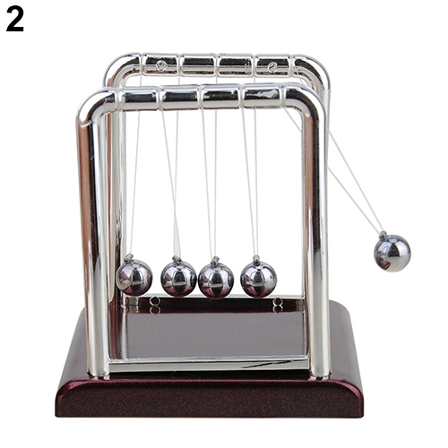 Cradle Steel Balance Ball Physics Science Pendulum Desk Table Decor Fun ...