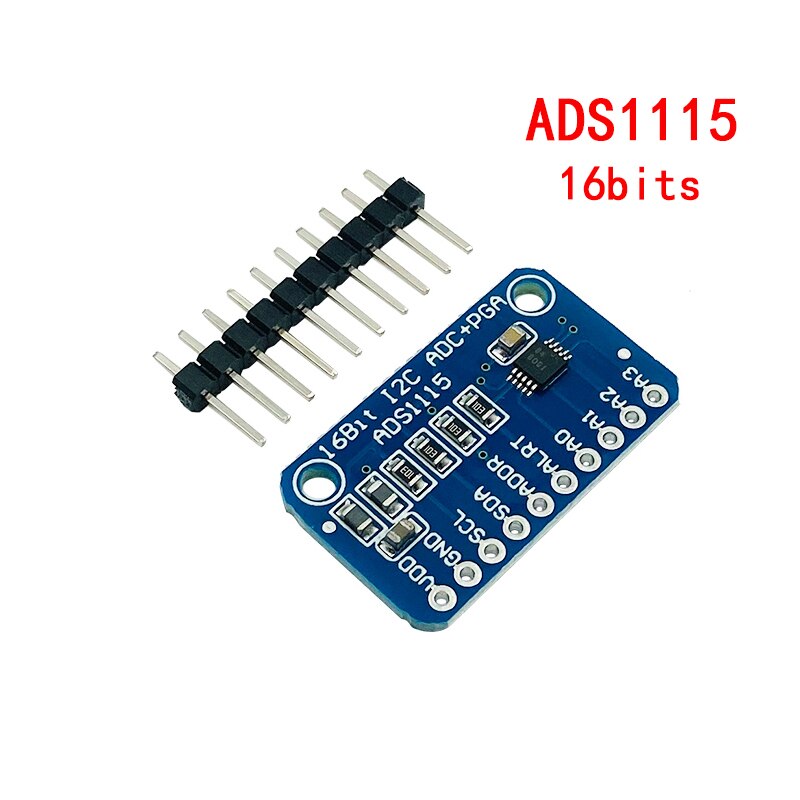 16 Bit I2C ADS1115 ADS1015 Module ADC 4 channel with Pro Gain Amplifier ...