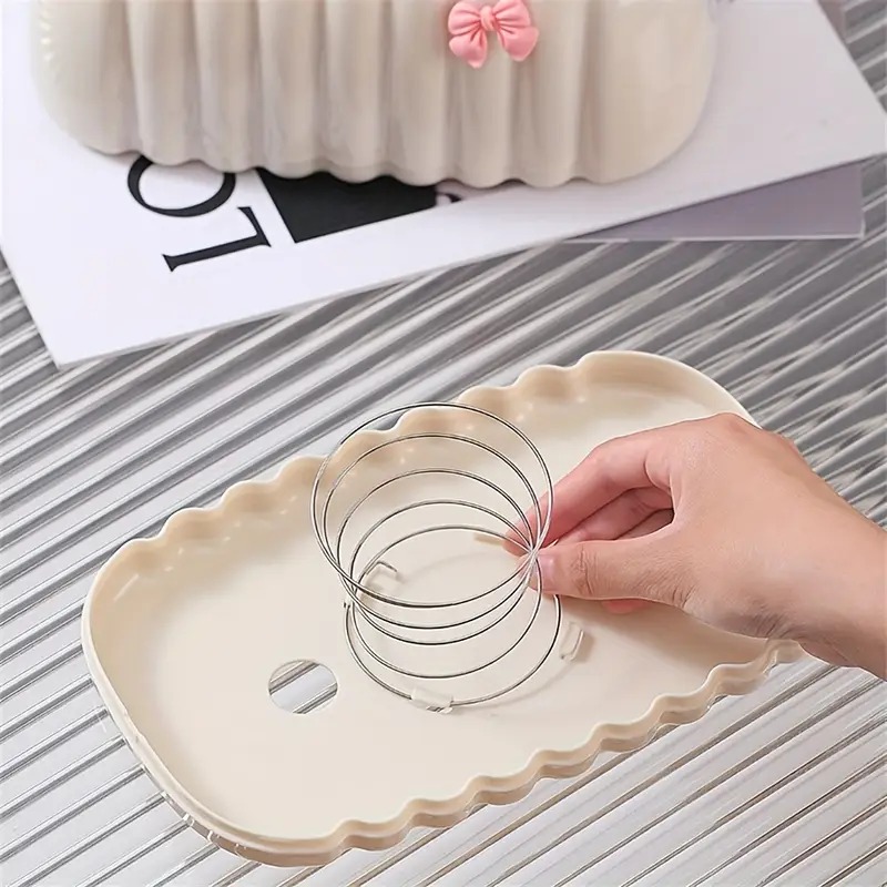 Ghar Kart Decorative Shell Tissue Box Case  Luxury Bread Style Napkin Holder  Modern Tissue Paper Box for Living Room, Office & Tea Table