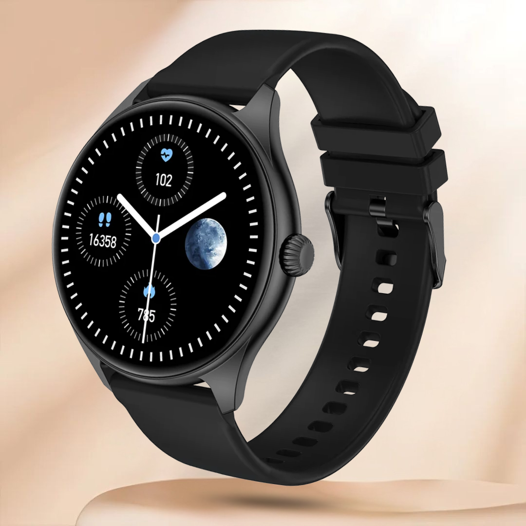 Zero® Vision Smartwatch | Ultra Big Screen of 1.43" AMOLED Display, Bluetooth Calling, Advanced Health Sensors | FREE Silica Gel Strap, Waterproof IP67 | High Quality, Best Smartwatch for Men and Women, IOS & Android users