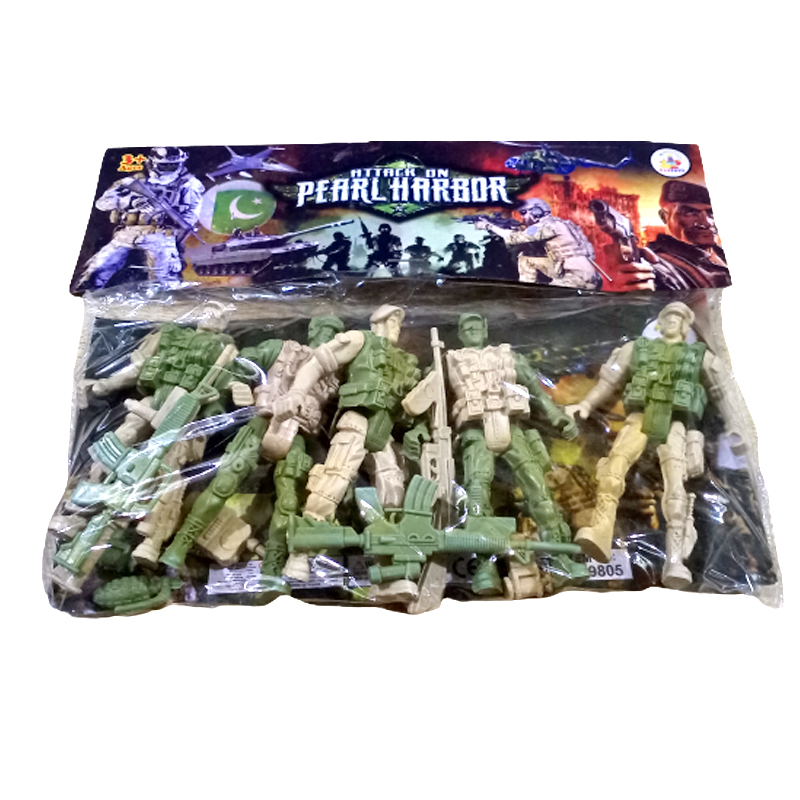 5 pcs Pack of Military Action Figure Play Set for Kids - Army Men Soldiers Toys for Boys and Girls
