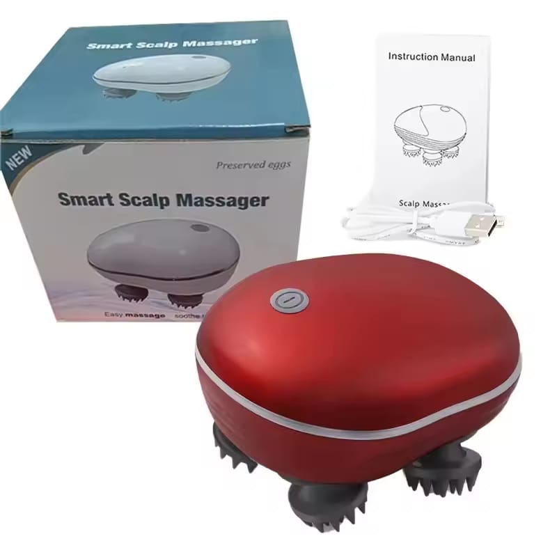 Electric Scalp Massager for Hair Growth | Wireless  Rechargeable Multi-Speed Head Massager | Smart Scalp  Massage Device for Men & Women Pakistan