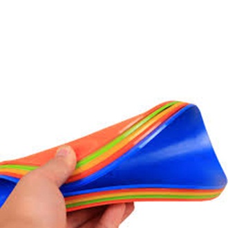 Football Training Marking 12 Pcs Football Training Cones Hockey road safety goal keeper shin space marking