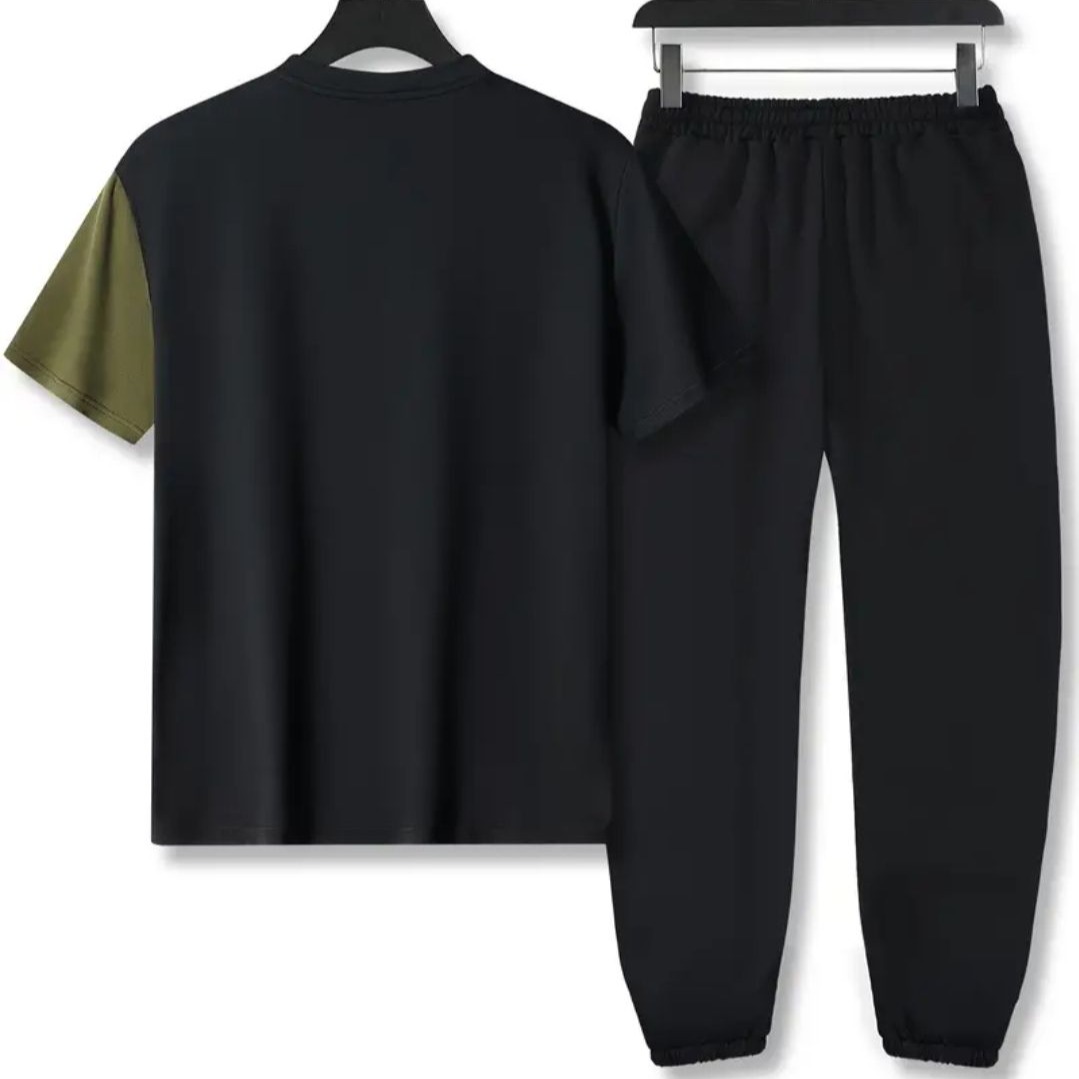 Side green Panel Suit or simple trouser for Mens