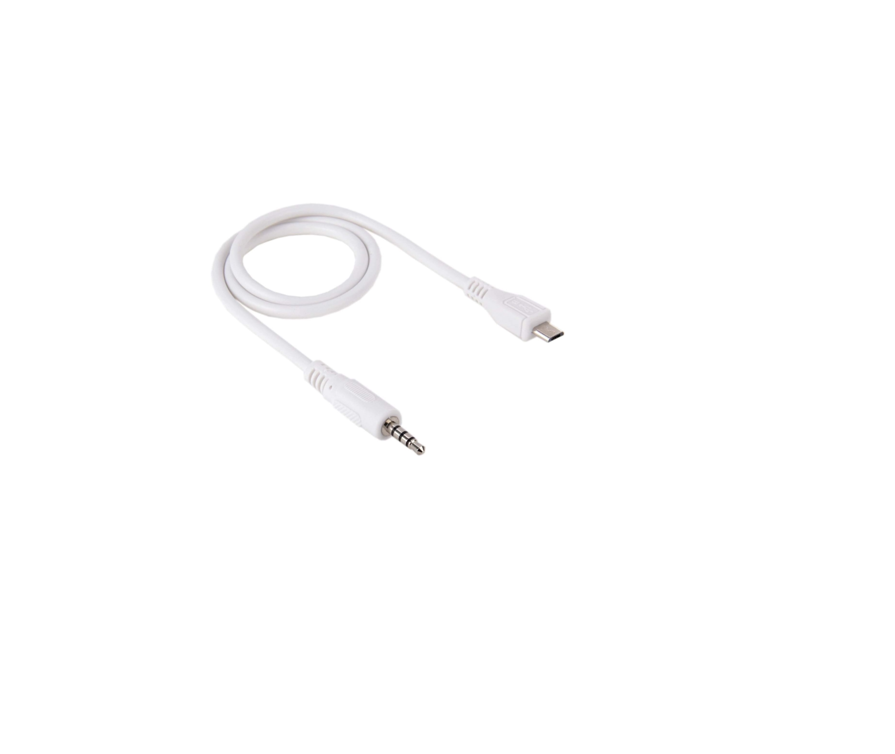 Micro USB to 3.5mm Audio Cable 2ft (7 Inch) for V8 Sound Card – High Quality AUX Converter Cable for Recording & Live Streaming